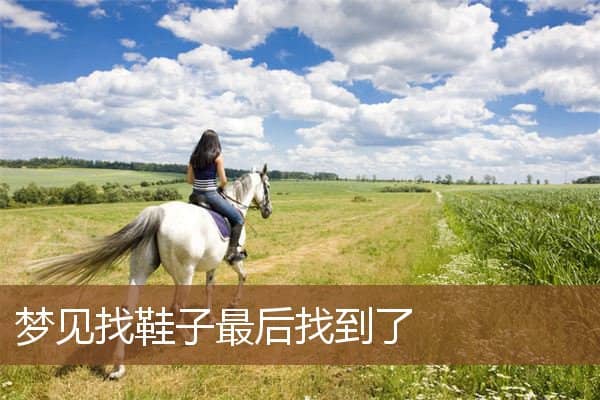 梦见找鞋子最后找到了是什么意思