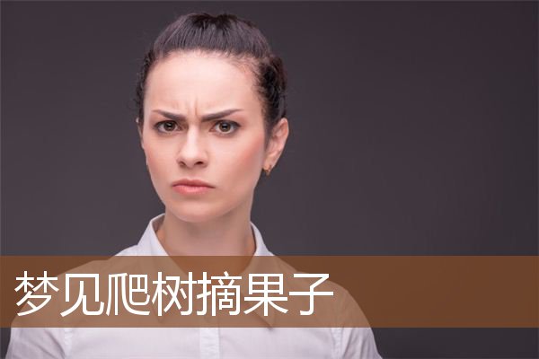 梦见爬树摘果子是什么意思