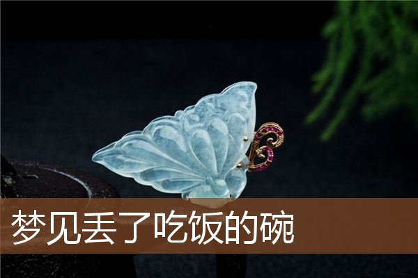 梦见丢了吃饭的碗是什么意思