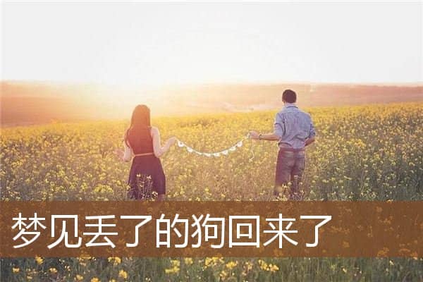 梦见丢了的狗回来了是什么意思