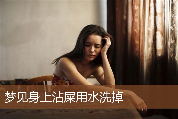 梦见身上沾屎用水洗掉是什么意思